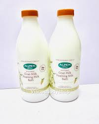 ALPEN GLOW Whitening Goat Milk Foaming Milk Bath
