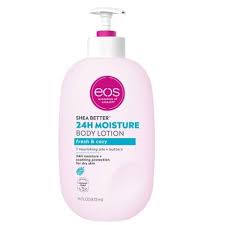 EOS Shea Butter 24H Moisture Fresh + Cozy Body Lotion