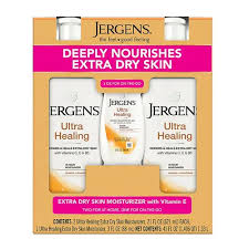 JERGENS Ultra Healing Extra Dry Skin Moisturizer with vitamin E [2-in-1 bonus pack]