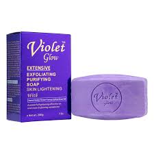VIOLET GLOW Extensive Exfoliating Purifying Soap