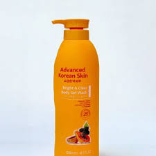 [1200ml] ADVANCED KOREAN SKIN Bright & Clear Papaya & Mulberry Body Gel Wash