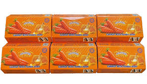 [125g] ASANTEE Carrot With Honey Soap x 6