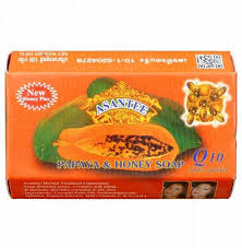 [125g] ASANTEE Papaya & Honey Soap x 6