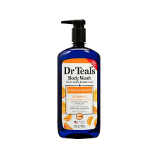 DR TEAL'S BODY WASH GLOW AND RADIANCE VITAMIN C {710ml}